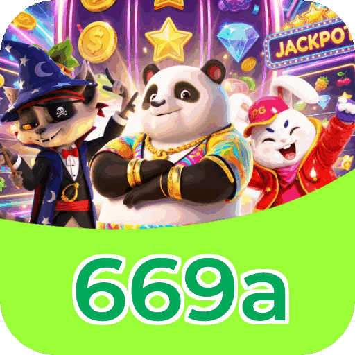 Interface do aplicativo 669a mostrando jogos disponíveis no iOS e Android